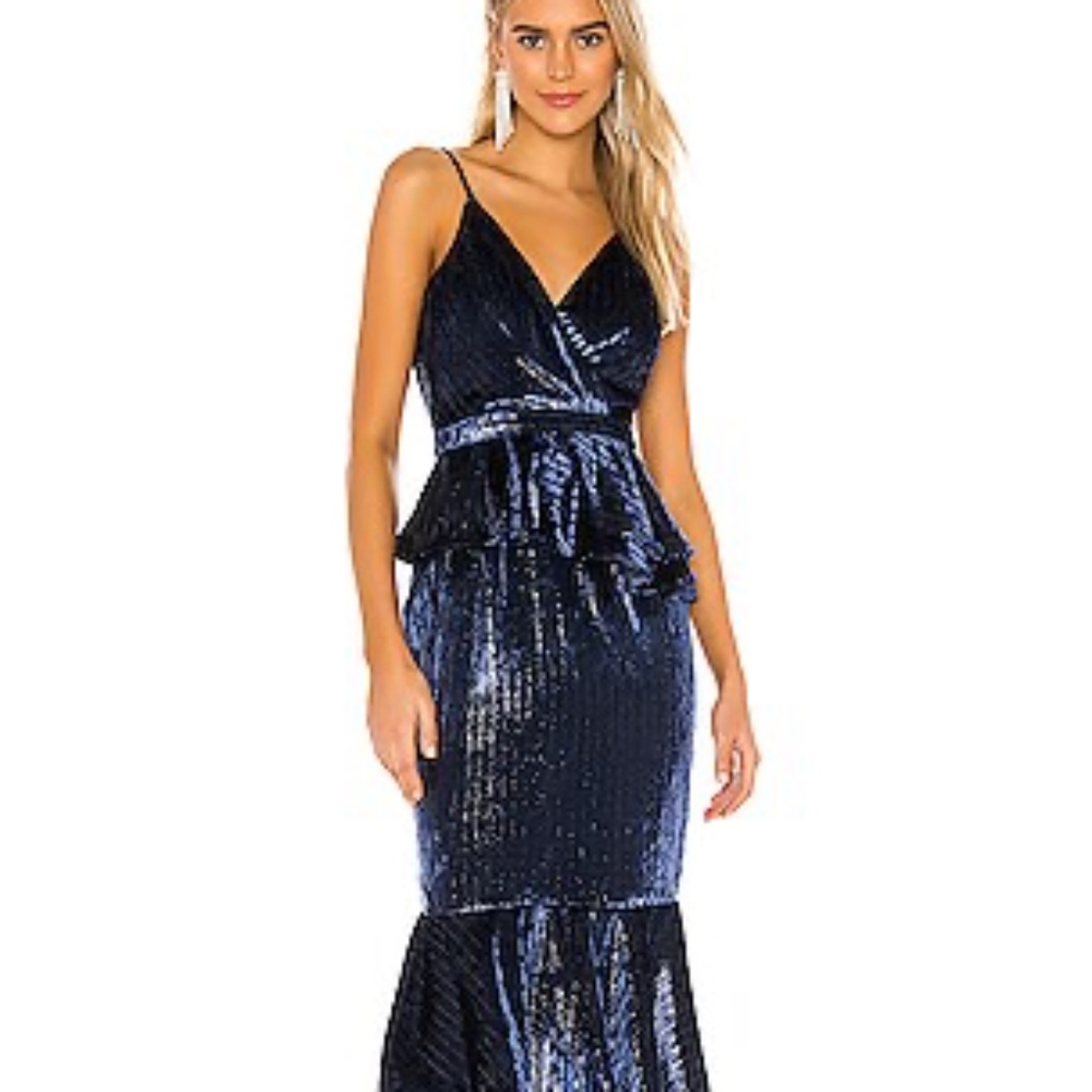 YUMI KIM Dynasty Dress in Midnight Twinkle